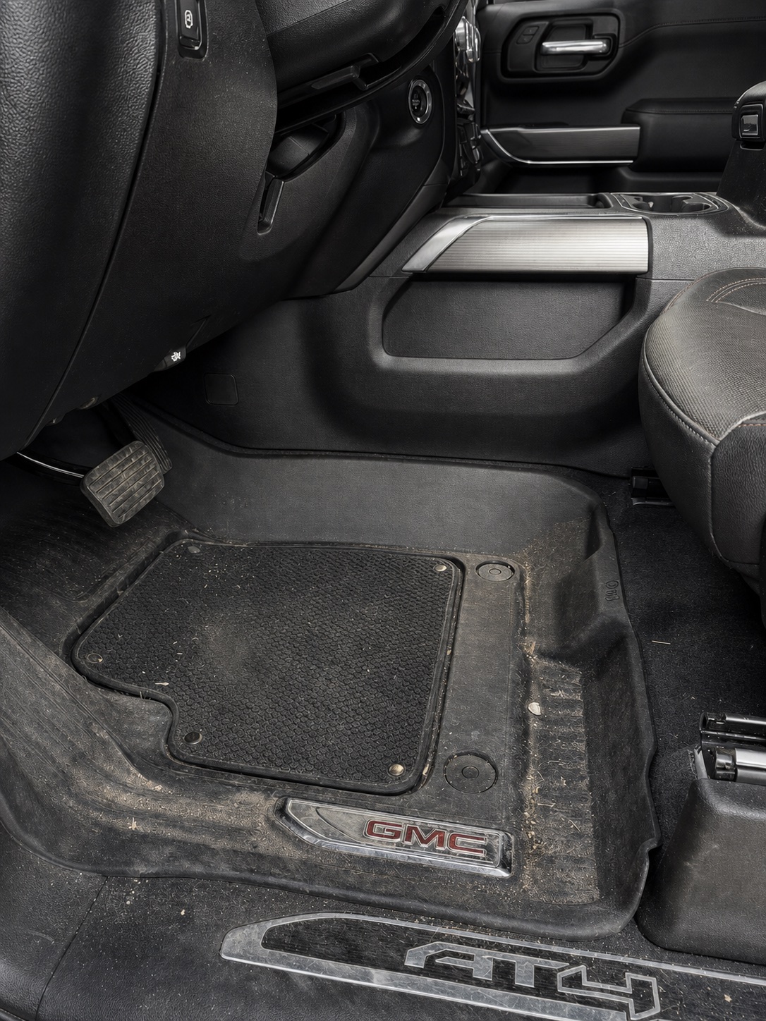 Truck interior before a Clearline detail